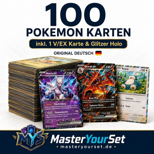 100 pokémon karten tcg - 100,
