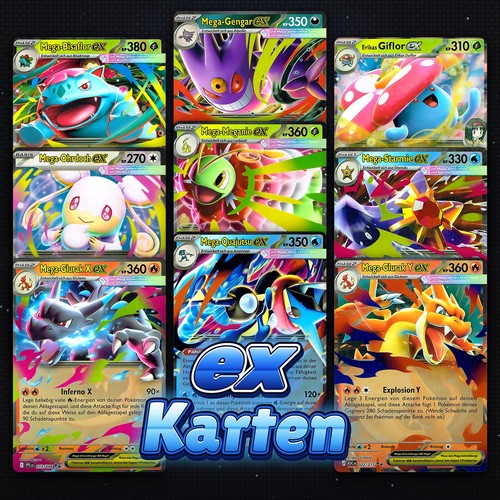Pokemon karten auswahl - ex,