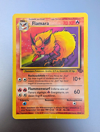 Pokémon tcg flamara 64 - flamara, 19/64