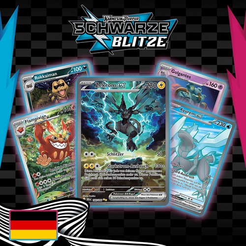Pokemon karten schwarze blitze - schwarze,