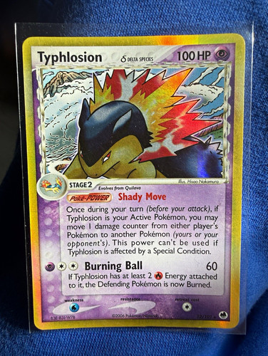 Pokemon karte typhlosion - karte,
