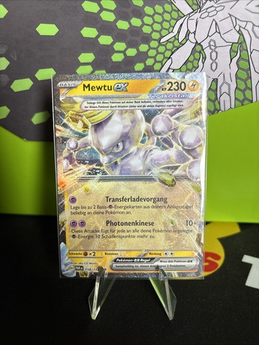 Pokémon karten mewtu - karten, ex