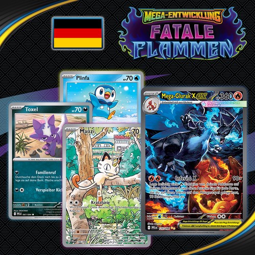 Pokemon karten fatale - pokemon, flammen