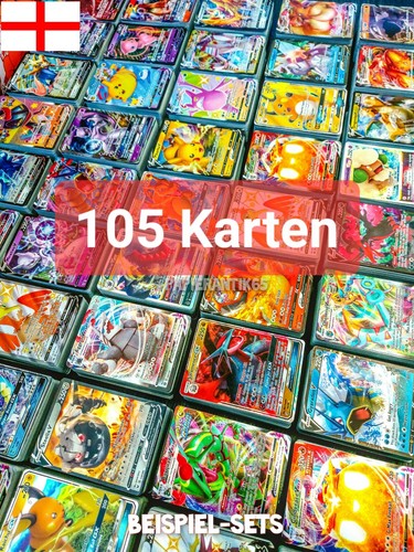 105 pokemon karten sammlung - sammlung, |