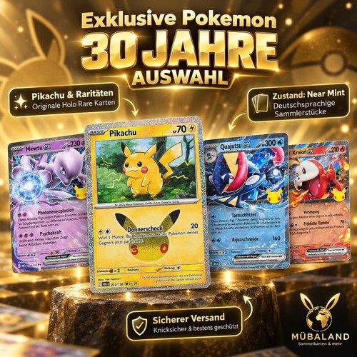 Pokemon jahre hit karten - 30,