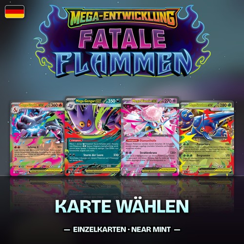 Pokemon karten fatale flammen - karten,