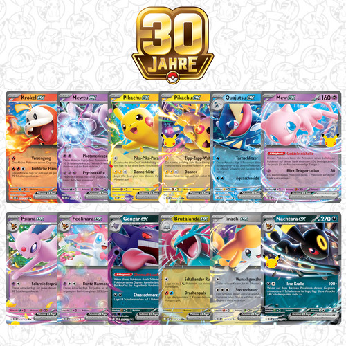 Pokemon karten 30 jahre - karten, 🎉