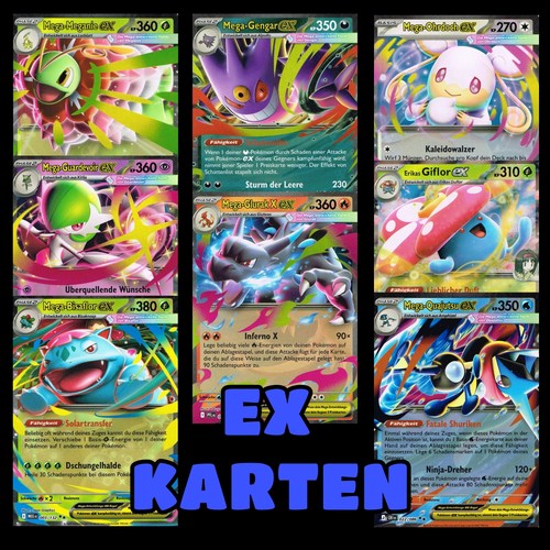 Pokemon karten auswahl - ex,