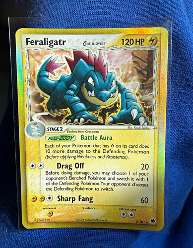 Pokemon karte feraligatr - karte, 2/101