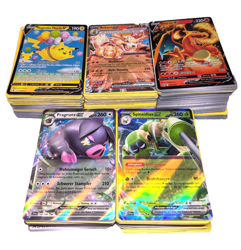 Pokemon karten sammlung 100 - karten,