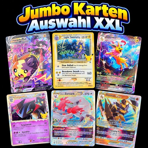 Pokemon jumbo karten xxl - karten,